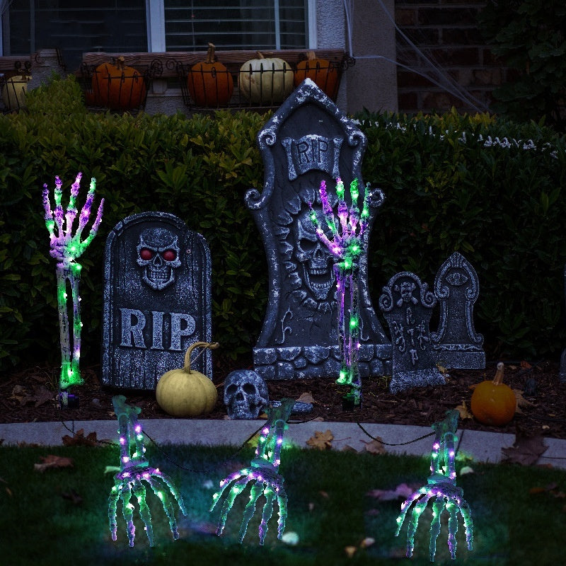 Spellbinding Solar Halloween Ground Lamps to Enchant Your Courtyard