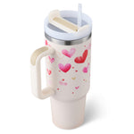 Large Travel Tumbler – 40 oz Spill-Proof Stainless Steel Mug for Hot & Cold Drinks