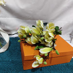 Premium Artificial Magnolia Flower Arrangement – Everlasting Silk Magnolia Décor