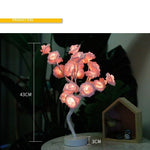 Romantic LED Rose Tree Lamp – USB & Battery-Powered Bonsai Flower Night Light