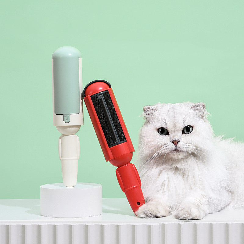 Pet Hair Remover Roller – Ergonomic Non‑Slip Handle with Self‑Cleaning Dust Base
