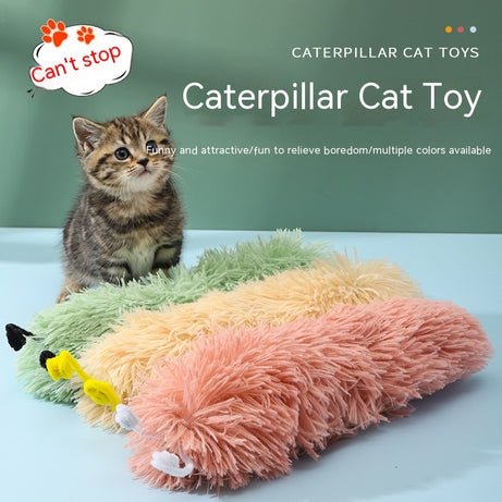Premium Caterpillar Ringing Cat Toy 🐛