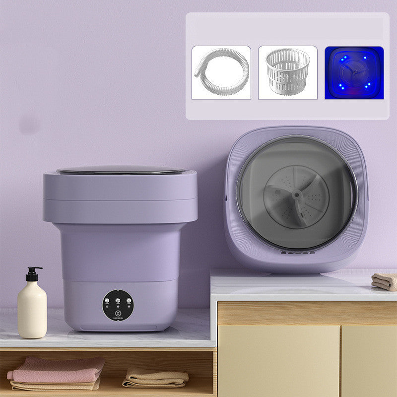 Mini Foldable Portable Washing Machine – Compact, Big‑Capacity Spinner