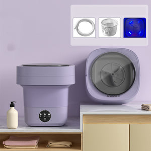 Mini Foldable Portable Washing Machine – Compact, Big‑Capacity Spinner