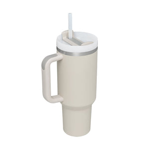 Large Travel Tumbler – 40 oz Spill-Proof Stainless Steel Mug for Hot & Cold Drinks