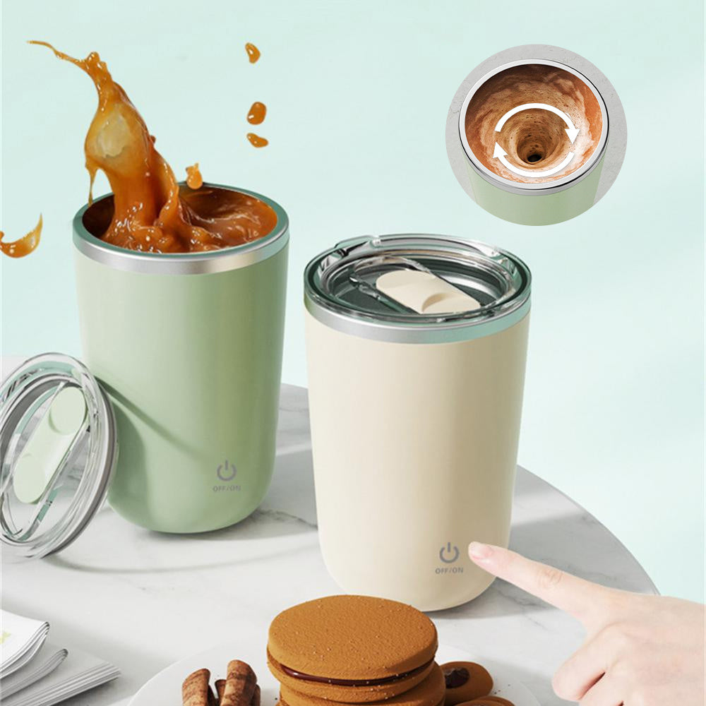 Electric Stirring Travel Mug – USB Powered & Spill-Free