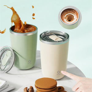 Electric Stirring Travel Mug – USB Powered & Spill-Free