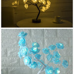 Romantic LED Rose Tree Lamp – USB & Battery-Powered Bonsai Flower Night Light
