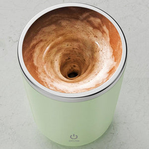 Electric Stirring Travel Mug – USB Powered & Spill-Free