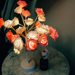 Romantic LED Rose Tree Lamp – USB & Battery-Powered Bonsai Flower Night Light