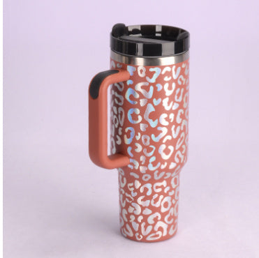 Large Travel Tumbler – 40 oz Spill-Proof Stainless Steel Mug for Hot & Cold Drinks