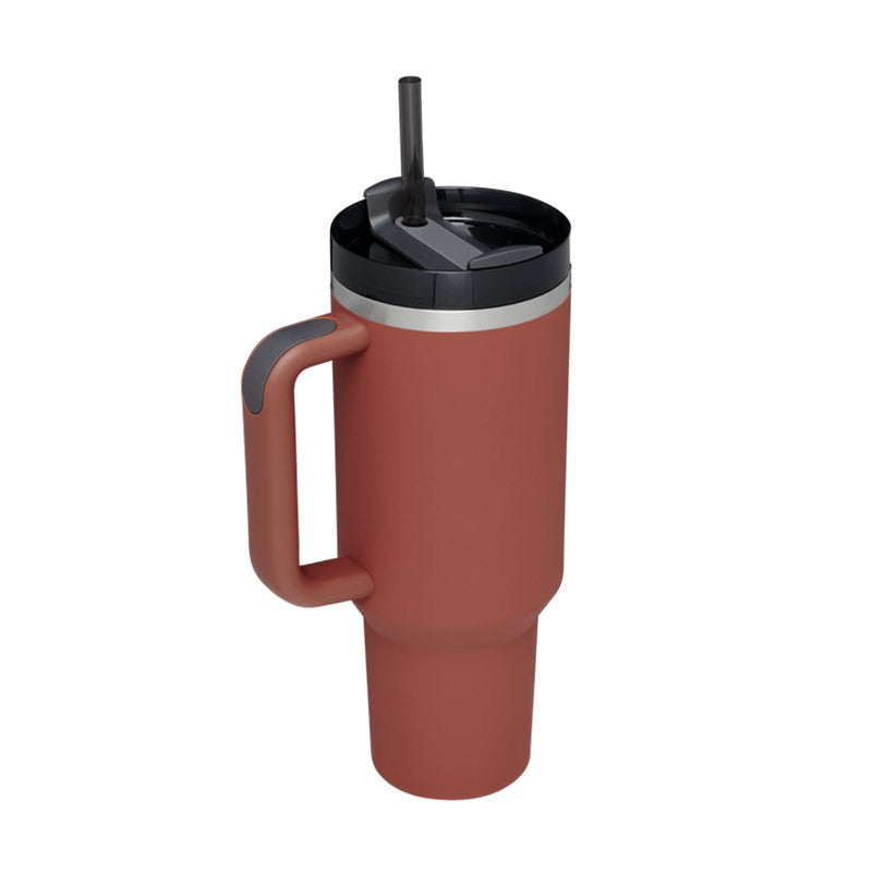 Large Travel Tumbler – 40 oz Spill-Proof Stainless Steel Mug for Hot & Cold Drinks