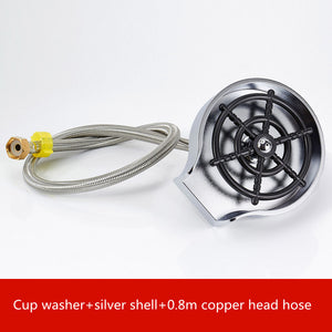 Bar Counter Cup Rinser – High-Pressure Spray Washer for Glasses & Pitchers
