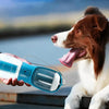 3‑in‑1 Portable Pet Water, Food & Waste Bag Cup – Compact Travel Bottle for Dogs & Cats