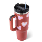 Large Travel Tumbler – 40 oz Spill-Proof Stainless Steel Mug for Hot & Cold Drinks