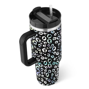 Large Travel Tumbler – 40 oz Spill-Proof Stainless Steel Mug for Hot & Cold Drinks