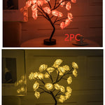 Romantic LED Rose Tree Lamp – USB & Battery-Powered Bonsai Flower Night Light