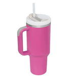 Large Travel Tumbler – 40 oz Spill-Proof Stainless Steel Mug for Hot & Cold Drinks