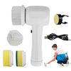 4‑in‑1 Cordless Electric Spinning Scrubber – USB Rechargeable Multi-Head Cleaning Brush