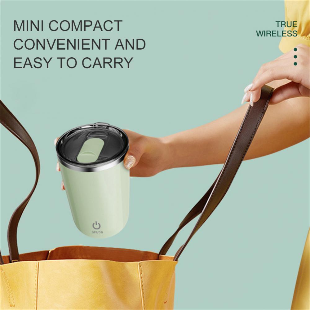 Electric Stirring Travel Mug – USB Powered & Spill-Free