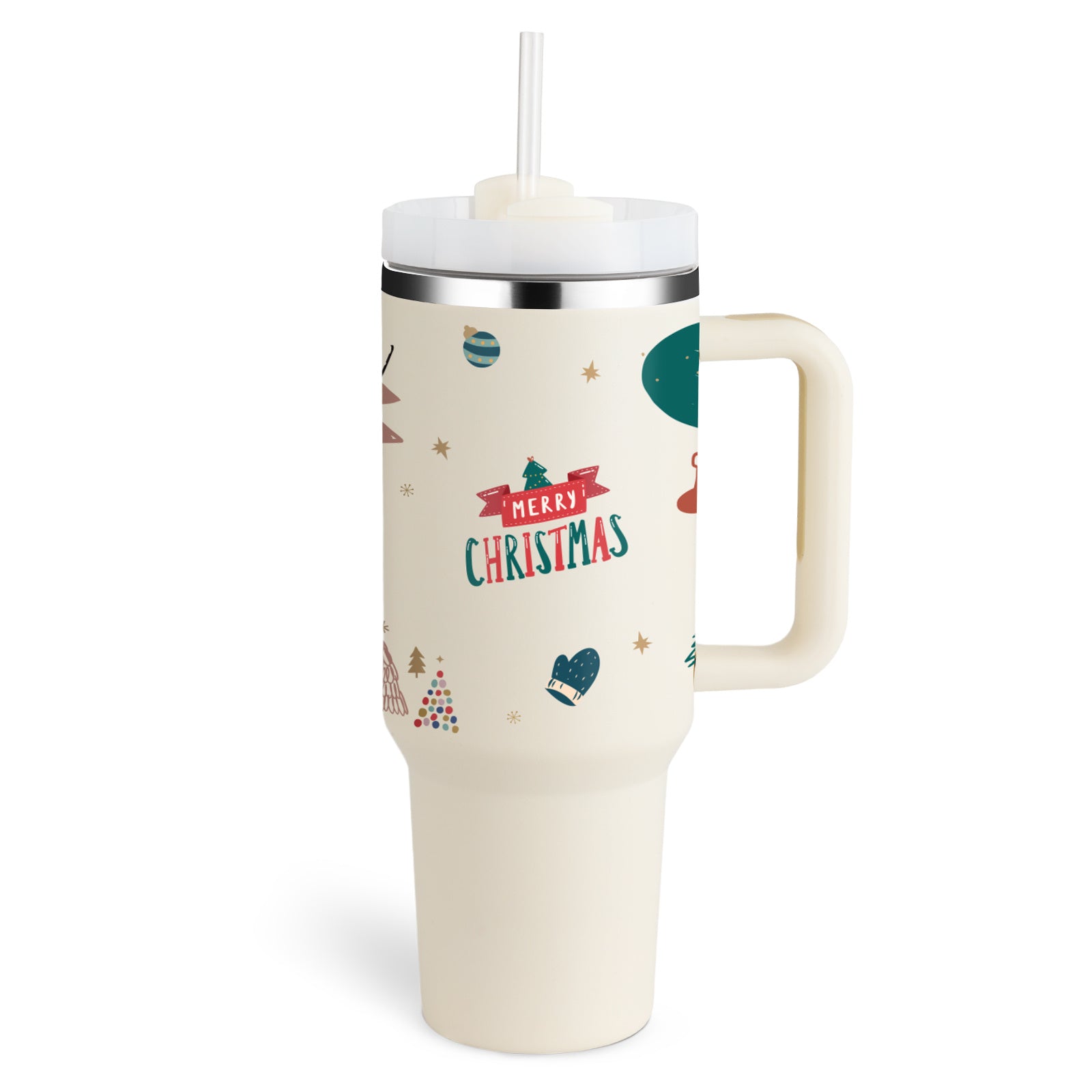 Large Travel Tumbler – 40 oz Spill-Proof Stainless Steel Mug for Hot & Cold Drinks