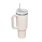 Large Travel Tumbler – 40 oz Spill-Proof Stainless Steel Mug for Hot & Cold Drinks