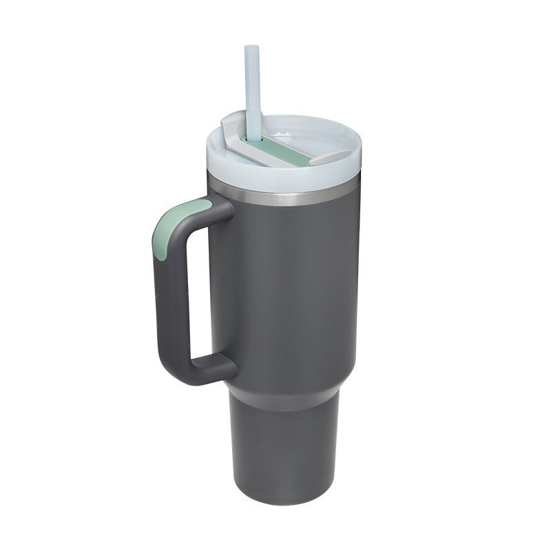 Large Travel Tumbler – 40 oz Spill-Proof Stainless Steel Mug for Hot & Cold Drinks