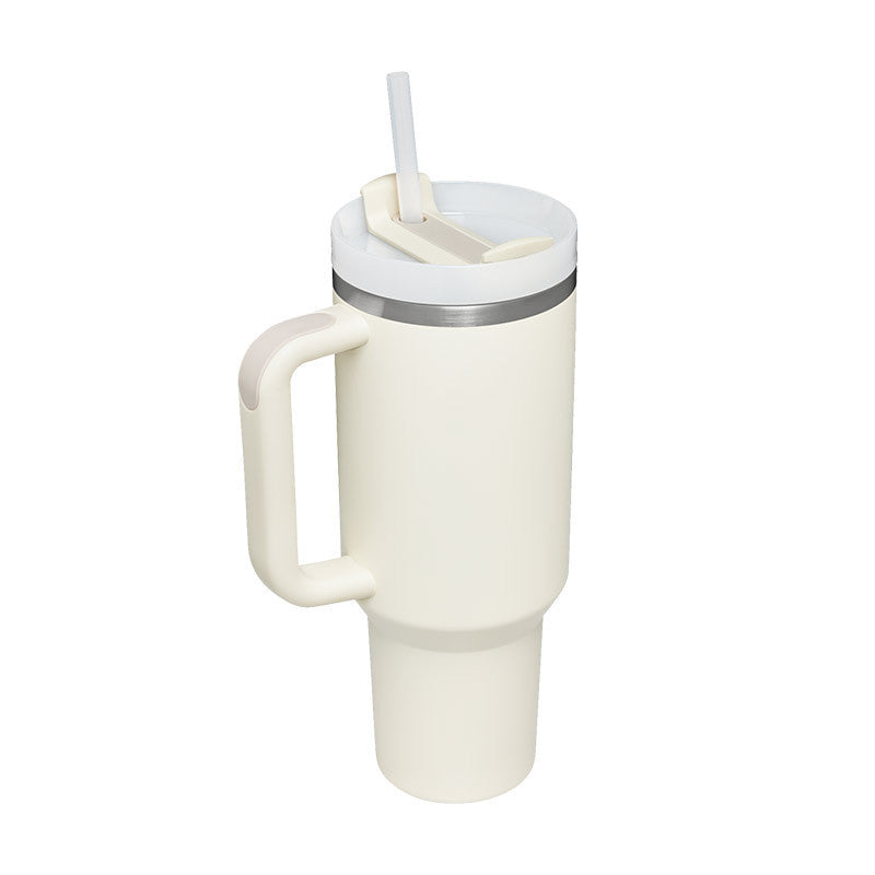 Large Travel Tumbler – 40 oz Spill-Proof Stainless Steel Mug for Hot & Cold Drinks