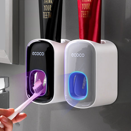 Automatic Toothpaste Dispenser Set – Wall Mounted Storage for Bathroom