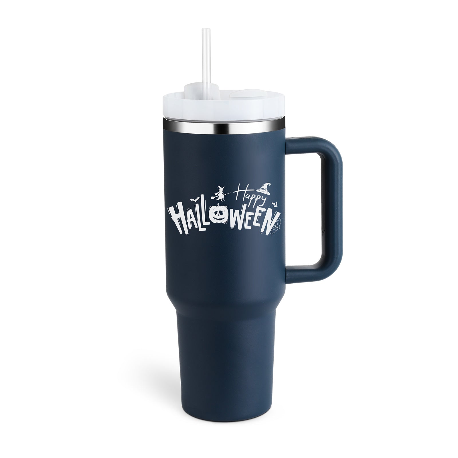 Large Travel Tumbler – 40 oz Spill-Proof Stainless Steel Mug for Hot & Cold Drinks