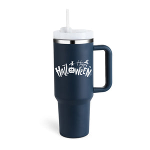 Large Travel Tumbler – 40 oz Spill-Proof Stainless Steel Mug for Hot & Cold Drinks