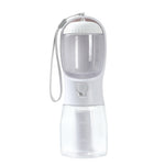 3‑in‑1 Portable Pet Water, Food & Waste Bag Cup – Compact Travel Bottle for Dogs & Cats