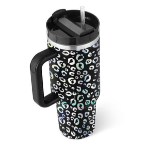 Large Travel Tumbler – 40 oz Spill-Proof Stainless Steel Mug for Hot & Cold Drinks