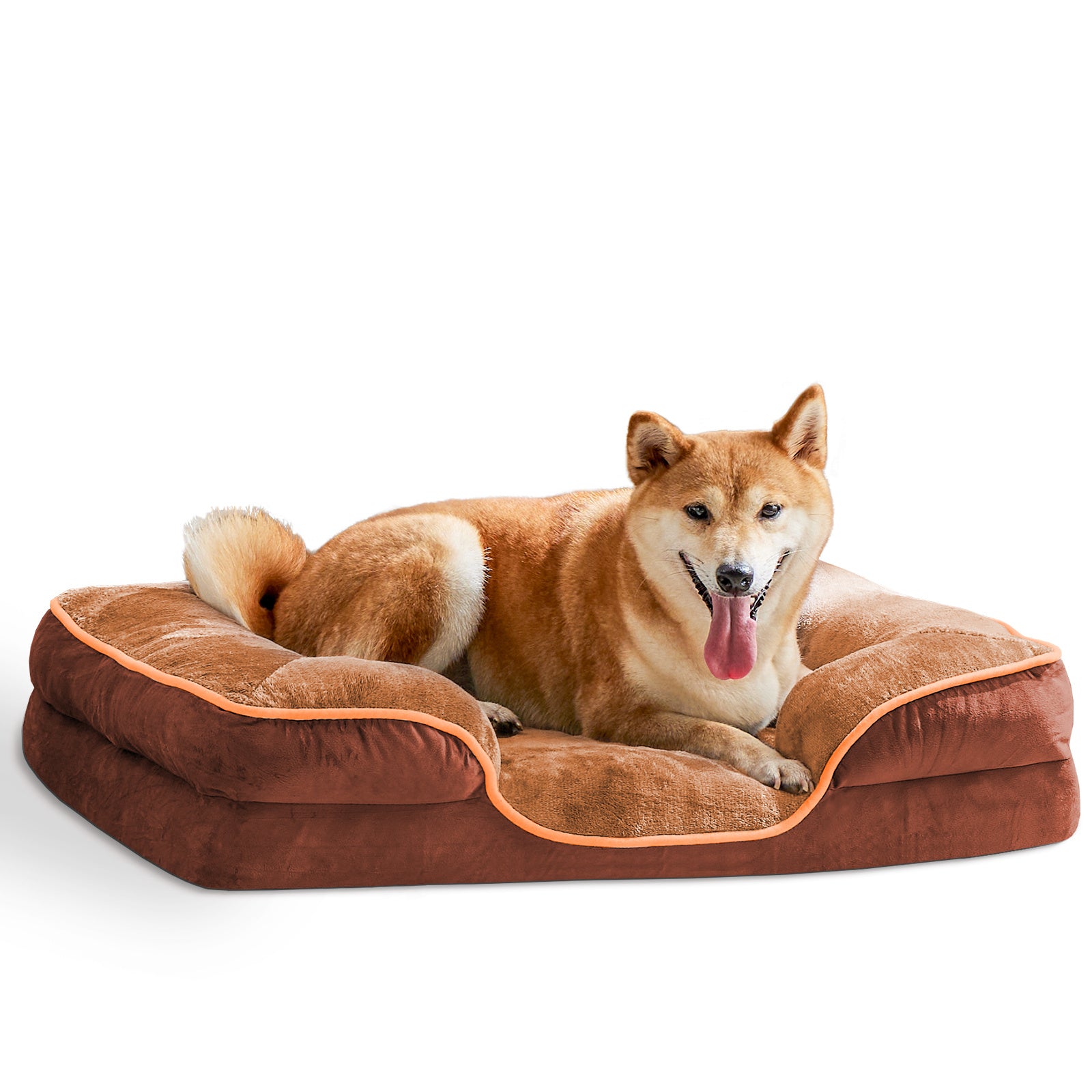 Memory Foam Pet Bed for Small Dogs & Cats – Washable Cover, Waterproof Liner & Non-Slip Base
