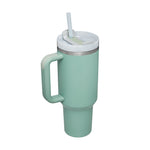Large Travel Tumbler – 40 oz Spill-Proof Stainless Steel Mug for Hot & Cold Drinks