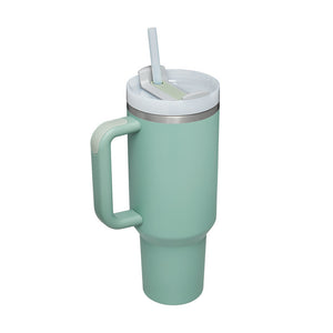Large Travel Tumbler – 40 oz Spill-Proof Stainless Steel Mug for Hot & Cold Drinks