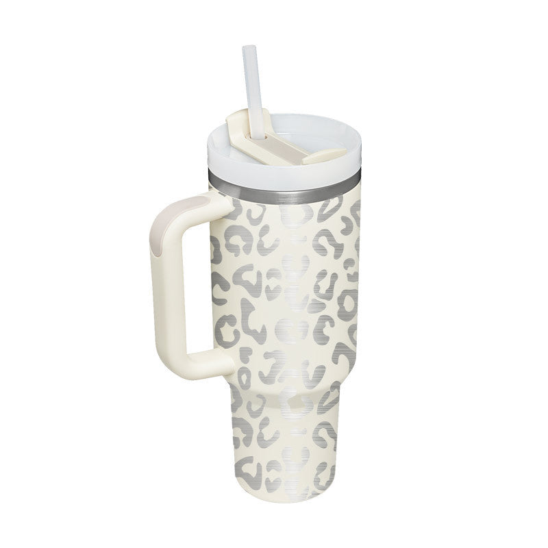 Large Travel Tumbler – 40 oz Spill-Proof Stainless Steel Mug for Hot & Cold Drinks
