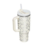 Large Travel Tumbler – 40 oz Spill-Proof Stainless Steel Mug for Hot & Cold Drinks