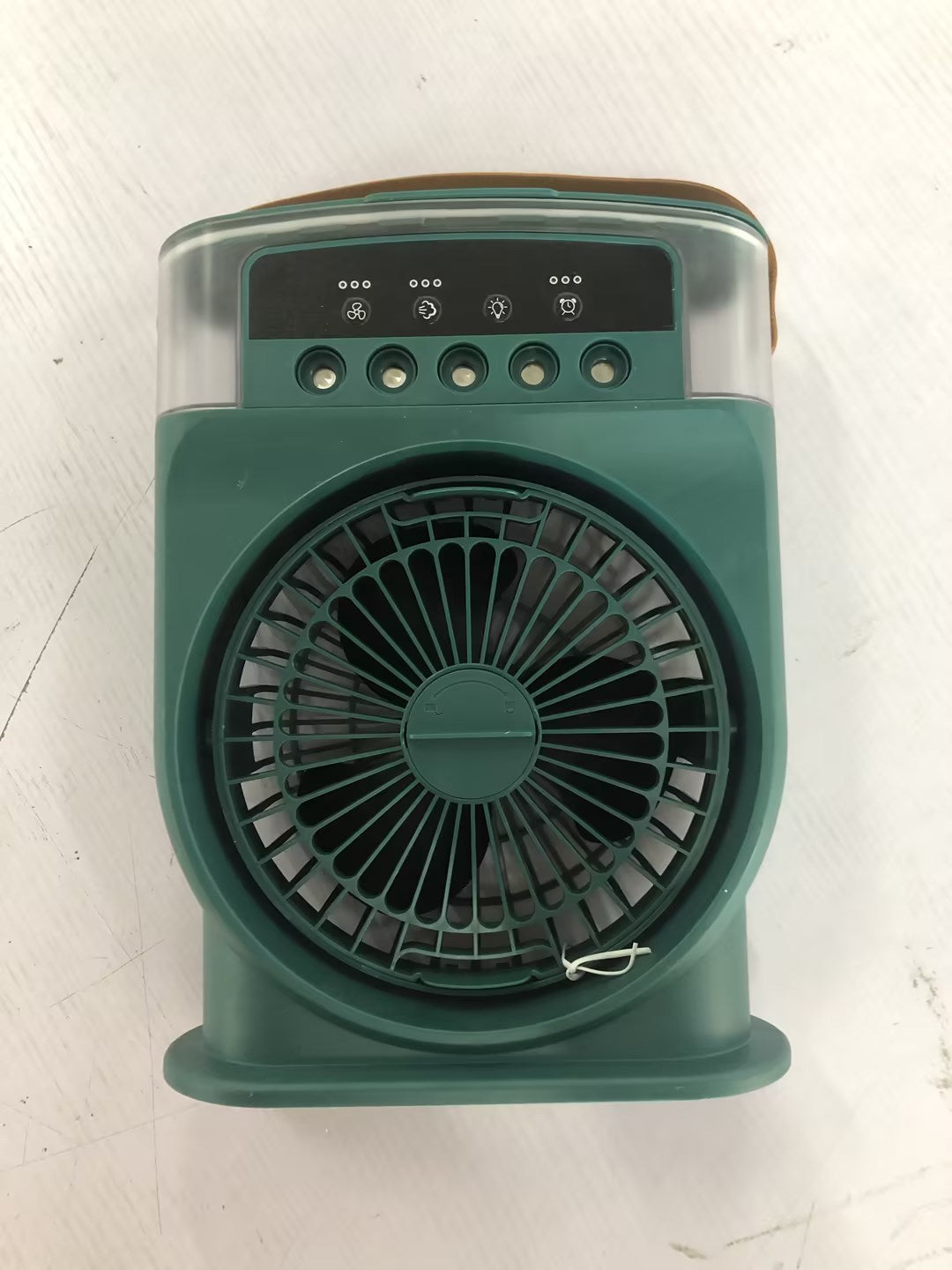 USB Portable 3‑in‑1 Air Cooler Fan – Mist Sprayer, 7‑Color LED Night Light & 600 ml Tank