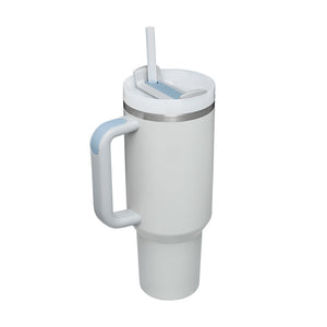 Large Travel Tumbler – 40 oz Spill-Proof Stainless Steel Mug for Hot & Cold Drinks