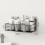 Wall-Mounted Bathroom Shelf – No-Drill Shower & Shampoo Organizer