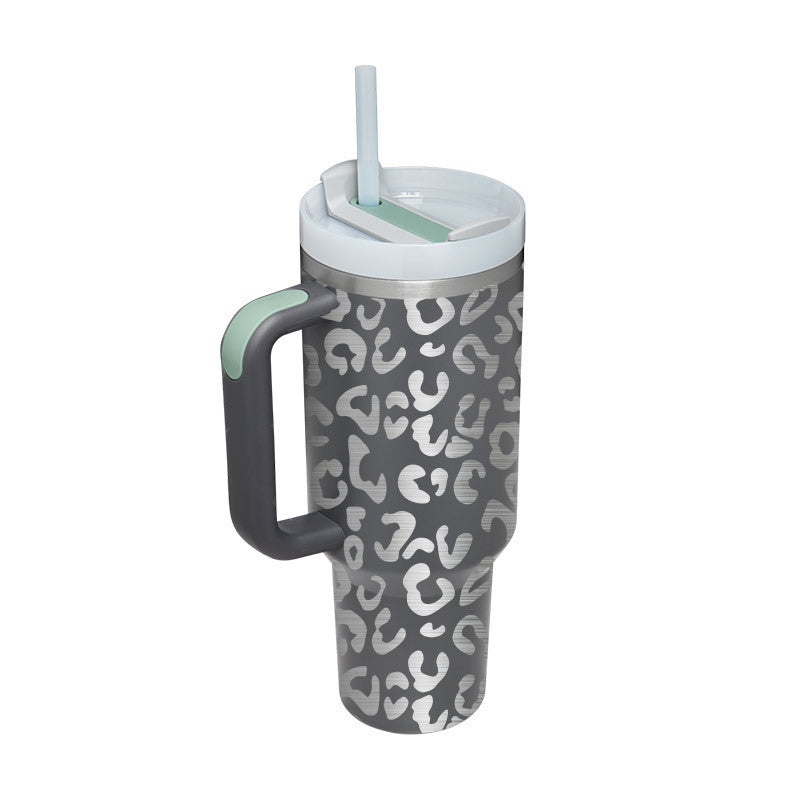 Large Travel Tumbler – 40 oz Spill-Proof Stainless Steel Mug for Hot & Cold Drinks