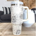 Large Travel Tumbler – 40 oz Spill-Proof Stainless Steel Mug for Hot & Cold Drinks