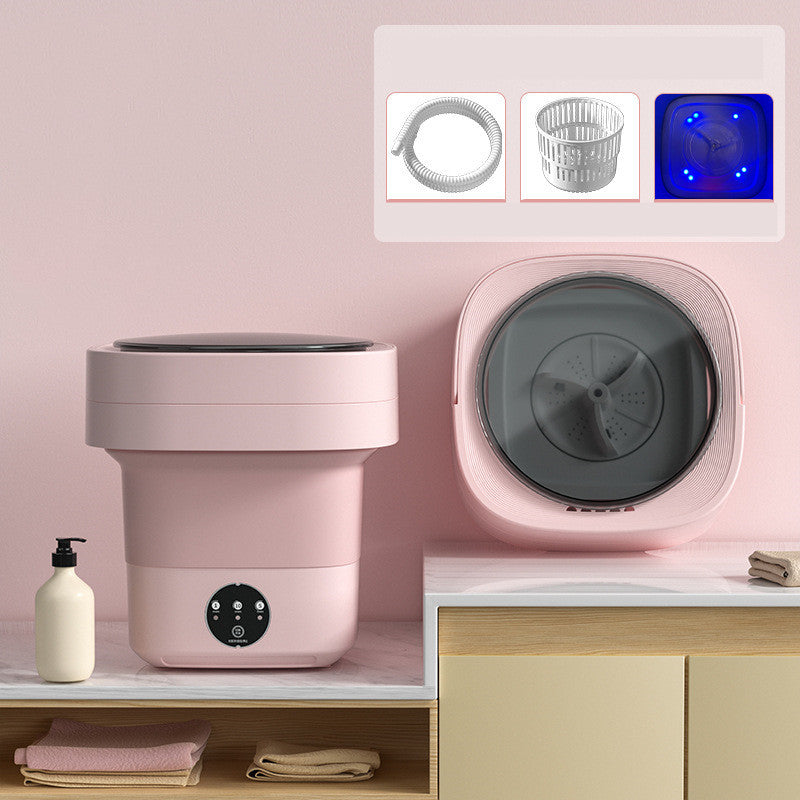 Mini Foldable Portable Washing Machine – Compact, Big‑Capacity Spinner