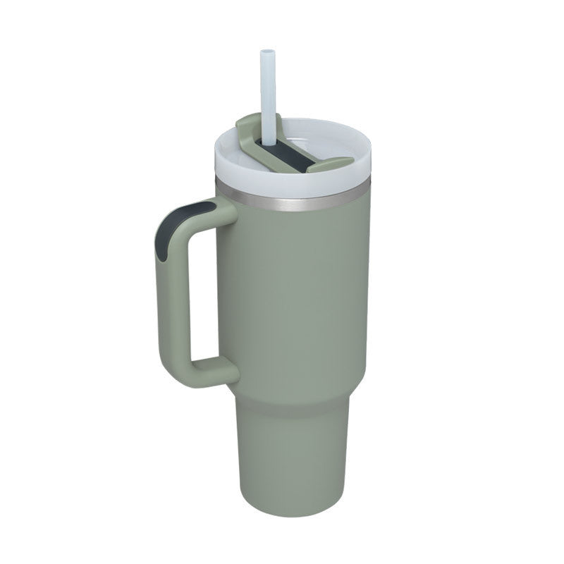 Large Travel Tumbler – 40 oz Spill-Proof Stainless Steel Mug for Hot & Cold Drinks