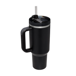 Large Travel Tumbler – 40 oz Spill-Proof Stainless Steel Mug for Hot & Cold Drinks