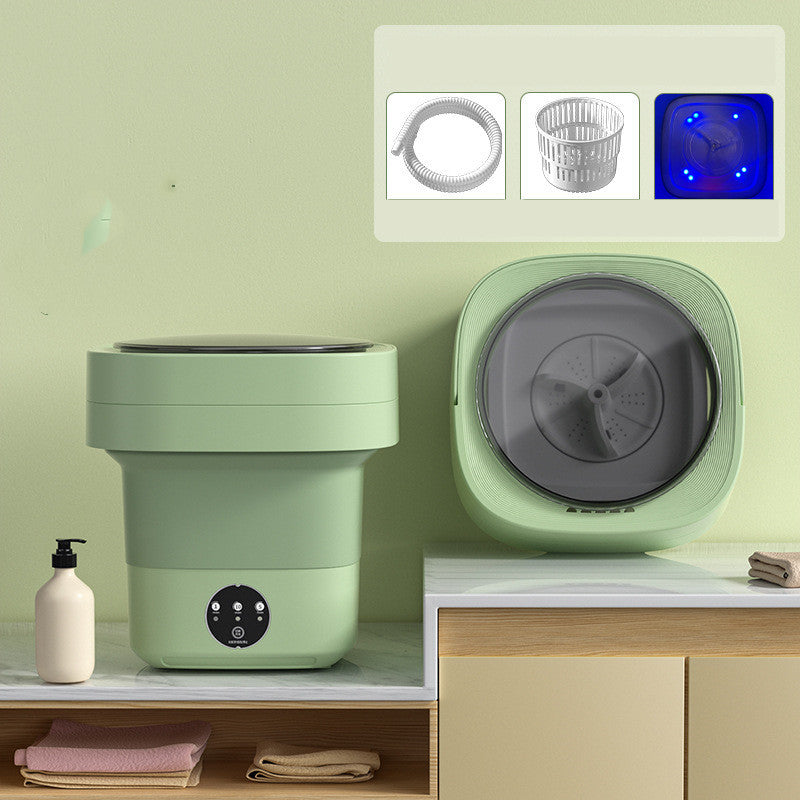 Mini Foldable Portable Washing Machine – Compact, Big‑Capacity Spinner